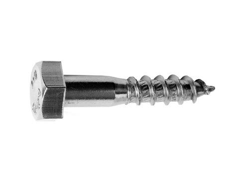 Coach Screws M6 Hexagon Head Wood Screws Lag Bolts Zinc Plated Ebay