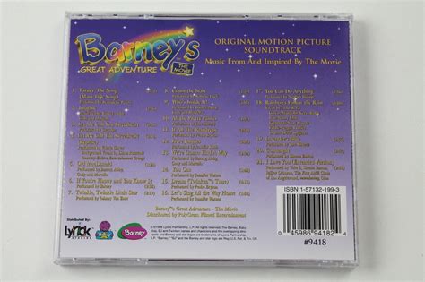 Barney's Great Adventure by Barney (Children) (CD, Mar-1998, Lyrick ...