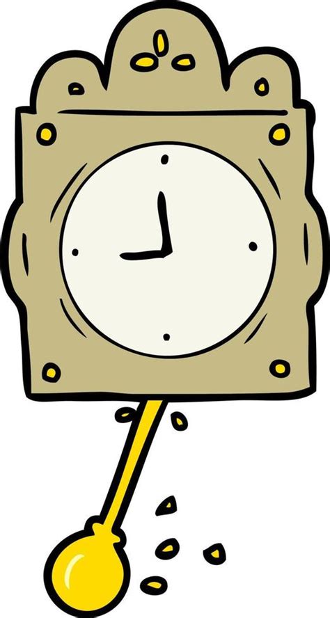 Reloj De Dibujos Animados Vector En Vecteezy