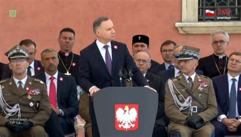 Przem Wienie Prezydenta Andrzeja Dudy Wyg Oszone Maja Na Placu