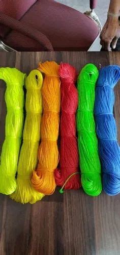 Multicolor PVC Nylon Rope Length 50 100 M Reel Diameter 1 10 Mm At