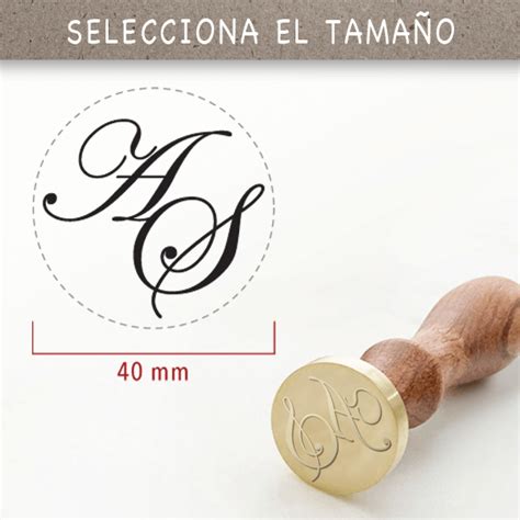 Sello De Lacre Personalizado Para Las Invitaciones De Tu Boda Y Evento