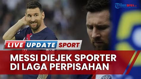 Lionel Messi Diolok Olok Suporter PSG Laga Perpisahan La Pulga