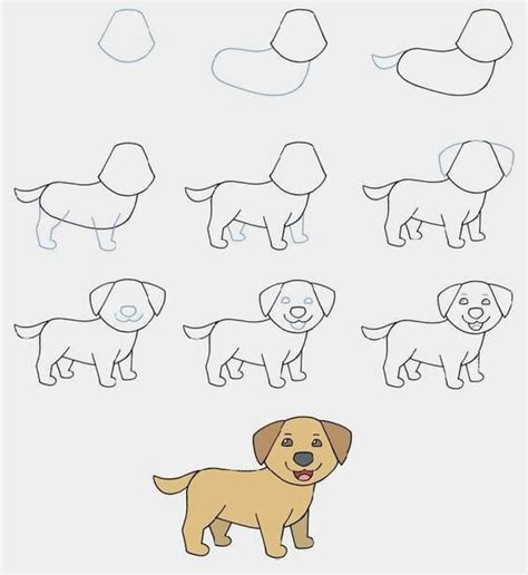 Comment Dessiner Id Es De Chiens Dessin Facile