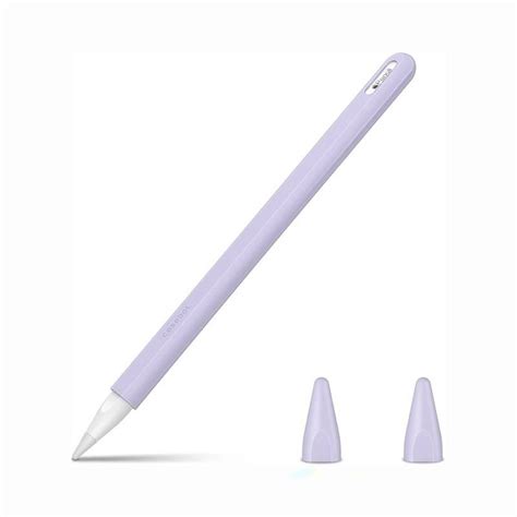 Case Para Apple Pencil 2da Generacion Lila Generico