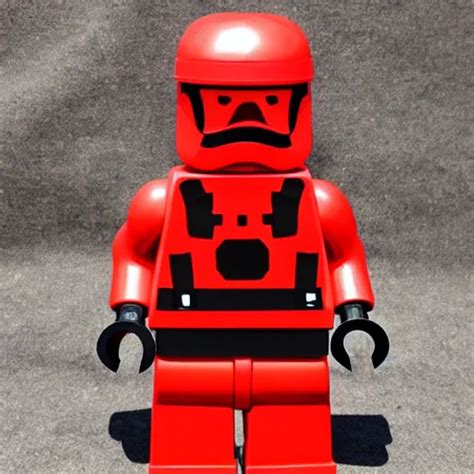 Red Stormtrooper Lego Figure Stable Diffusion Openart