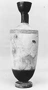 Attributed To The Thanatos Painter Terracotta Lekythos Oil Flask