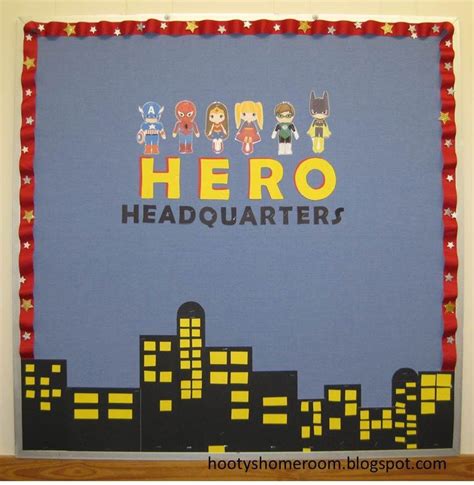 Superhero Bulletin Board Ideas Heres Where Im Superhero