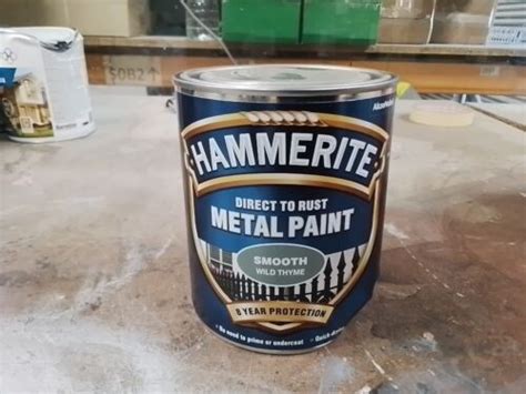 Hammerite 750ml Direct To Rust Metal Paint Smooth Wild Thyme 5158230