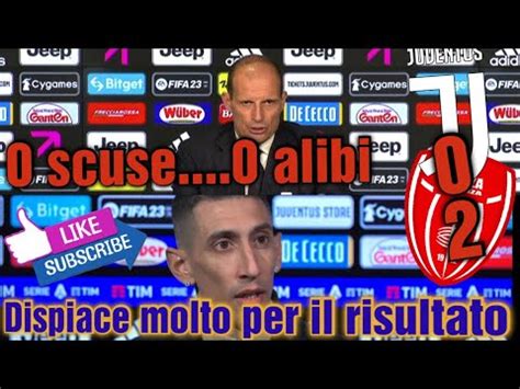 Juve Vs Monza Conferenza Di Allegri Zero Alibi E Zero Scuse Di