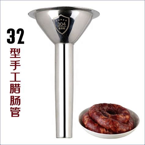 Handmade Sausage Filler 304 Stainless Steel Sausage Funnel Manual