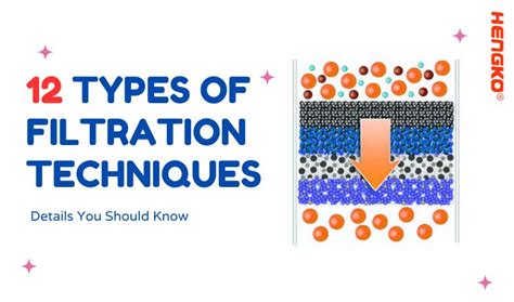 All Types of Filtration Techniques You Should Know - HENGKO