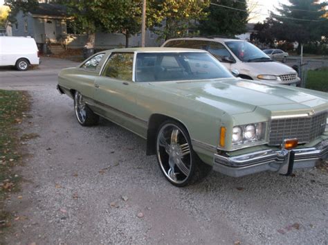 1974 Chevrolet Caprice Classic Coupe 2 Door 6 6l Classic Lowrider Donk Slab For Sale Photos