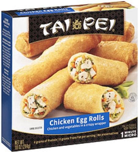 Tai Pei Chicken Egg Rolls 10 Oz Nutrition Information Innit