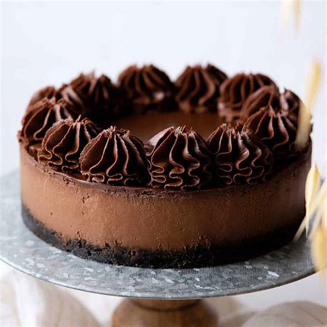 Cheesecake De Chocolate Intenso Y Cremoso El Mundo Eats