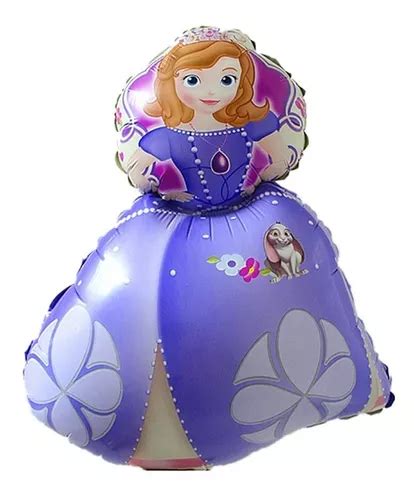 Globos Metalicos De La Princesita Sofia Fiesta Tematica Past Mercadolibre