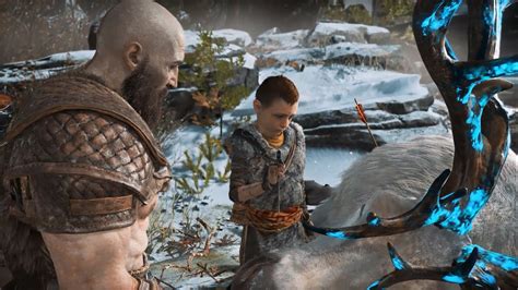 God Of War Part Atreus First Deer Hunting Youtube