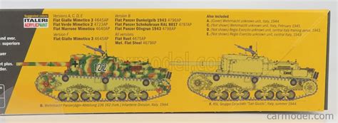 ITALERI IT6584 Scale 1 35 MGMC TANK M42 DA 75 34 SEMOVENTE MILITARY