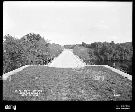 Wachusett Aqueduct Assabet Bridge Northborough Mass Sep 13 1899 Waterworks Aqueducts