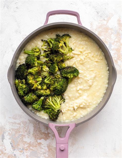 Broccoli Cheddar Risotto Roasted Broccoli Cheddar Risotto Recipe