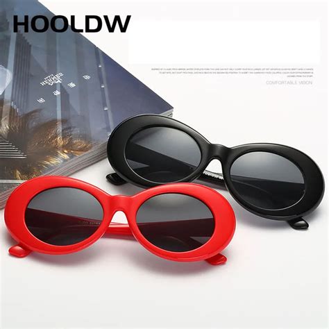 2020 Classic Oval Sunglasses Clout Goggle Kurt Cobain Glasses Vintage Men Women Sun Glasses