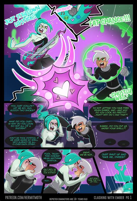 Clashing With Ember McLaine Danny Phantom Hermit Moth 1