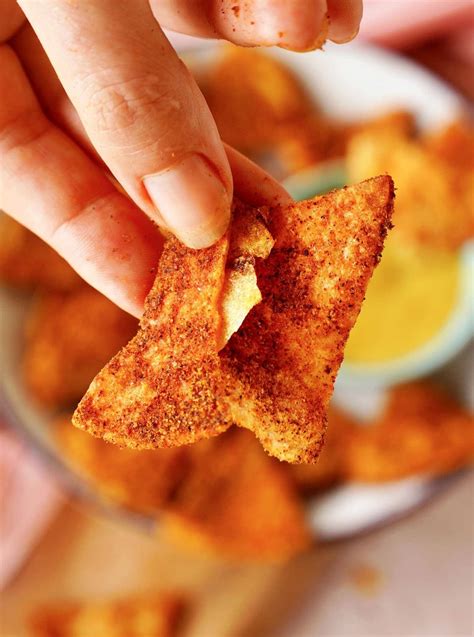 Homemade Doritos Tortilla Chips Elavegan