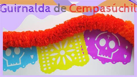 GUIRNALDA DE DÍA DE MUERTOS CON PAPEL CREPE YouTube