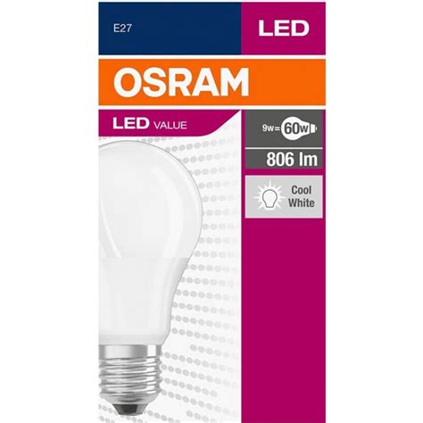 Osram W E Lm K Led Value Cl Matt Pear Bulb Ipon