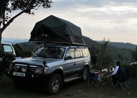 4x4 Car Land Cruisers Rental Uganda With Rooftop Tent