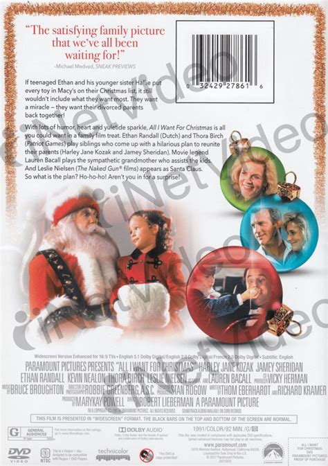 All I Want For Christmas on DVD Movie