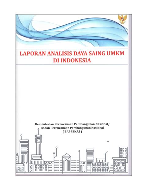 PDF Laporan Analisis Daya Saing UMKM Di Indonesia DOKUMEN TIPS