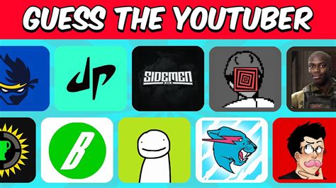 Guess The Youtuber By The Logo Youtuber Logo Quiz Youtube