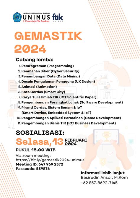 Sosialisasi Gemastik Program Studi Teknologi Informasi