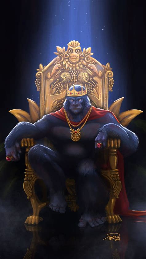 Pin By Que Jame On Kings Gorillas Art Character Design King Cartoon