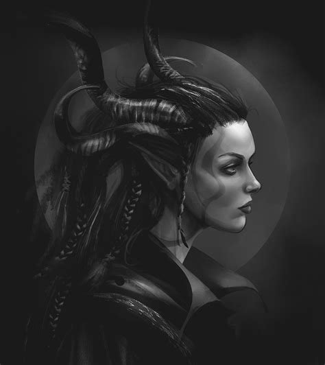 Artstation Daily Sketches Week 36 Tomasz Chistowski Tiefling