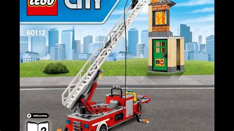 Lego City Fire Engine Set 60112 Instructions Diy Book 2 Youtube