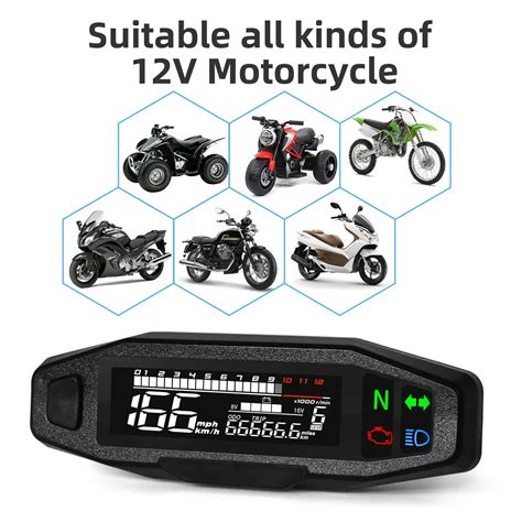 Tachimetro Universale Per Moto Misuratore Di Velocit Digitale Contagiri