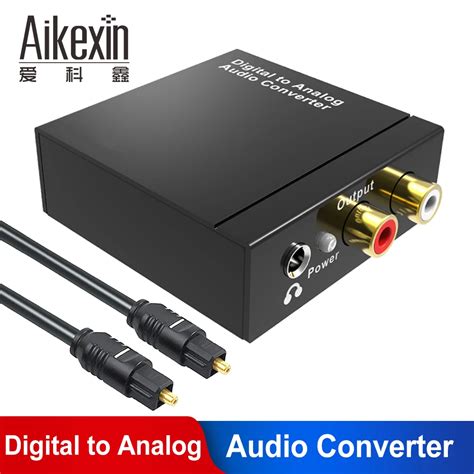 Digital Para Anal Gico Conversor De Udio Khz Dac Toslink Para Anal