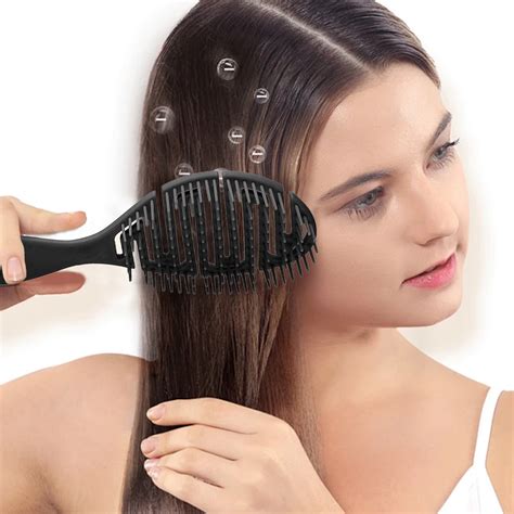 Shimele High Skull Top Styling Comb Women S Head And Scalp Massager Hollow Design For Wet Dry