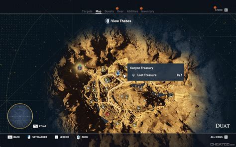 Assassin S Creed Origins Guide Walkthrough Canyon Treasury Duat