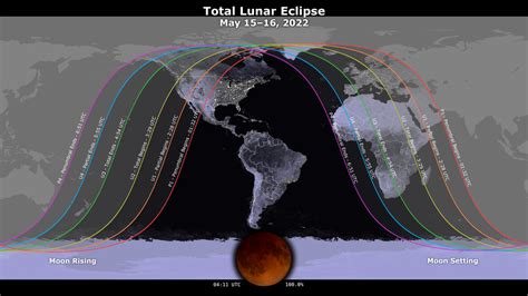 Astronomiaum 🌎🚀 On Twitter Esse Mapa Mostra Onde O Eclipse Lunar De