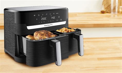 Test Avis Moulinex Easy Fry Dual La Friteuse Pour Famille Nombreuse