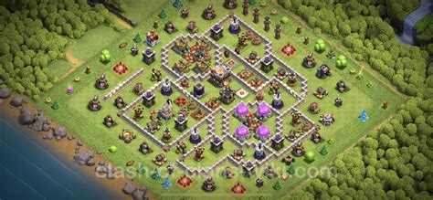 Farming Base Th11 With Link Anti 3 Stars Hybrid Clash Of Clans 2023 Town Hall Level 11