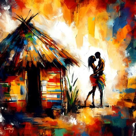 Night Dance Don Pafegs Africa Art African Art Paintings Landscape