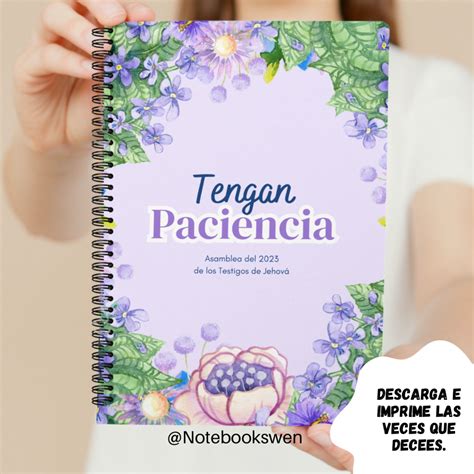 Cuaderno Tengan Paciencia 2023 Jw Notebook Exercise Etsy