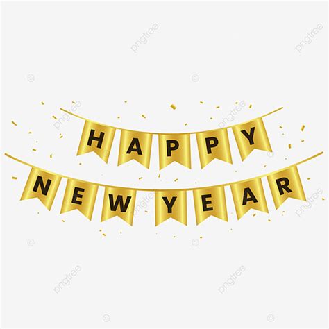 Happy New Year Vector Hd Images Happy New Year Banner Happy New Year