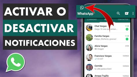 C Mo Activar O Desactivar Las Notificaciones De Whatsapp Mensajes