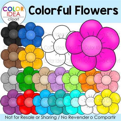 Colorful Flowers Made By Teachers