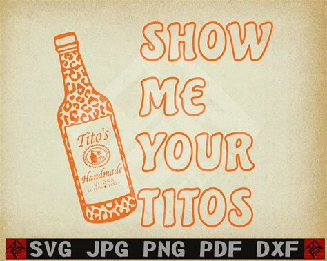 Titos Svg Titos Vodka Svg Titos Vodka Vector Etsy